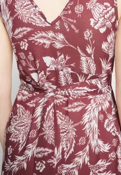 Anna Field Robe Longue - Bordeaux/Multi Coloured -Hauts Boutique 5fd28a5c80874046a9c559563f26a6a4