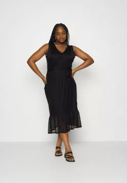 Sleeve Less Dress - Robe De Jour - Black -Hauts Boutique 63265f62db59476e86ef5e721d7fe220