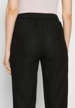 Anna Field Linen Mix - Pantalon Classique - Black -Hauts Boutique 634601ece1fe4e9d894223b98f86e8cd