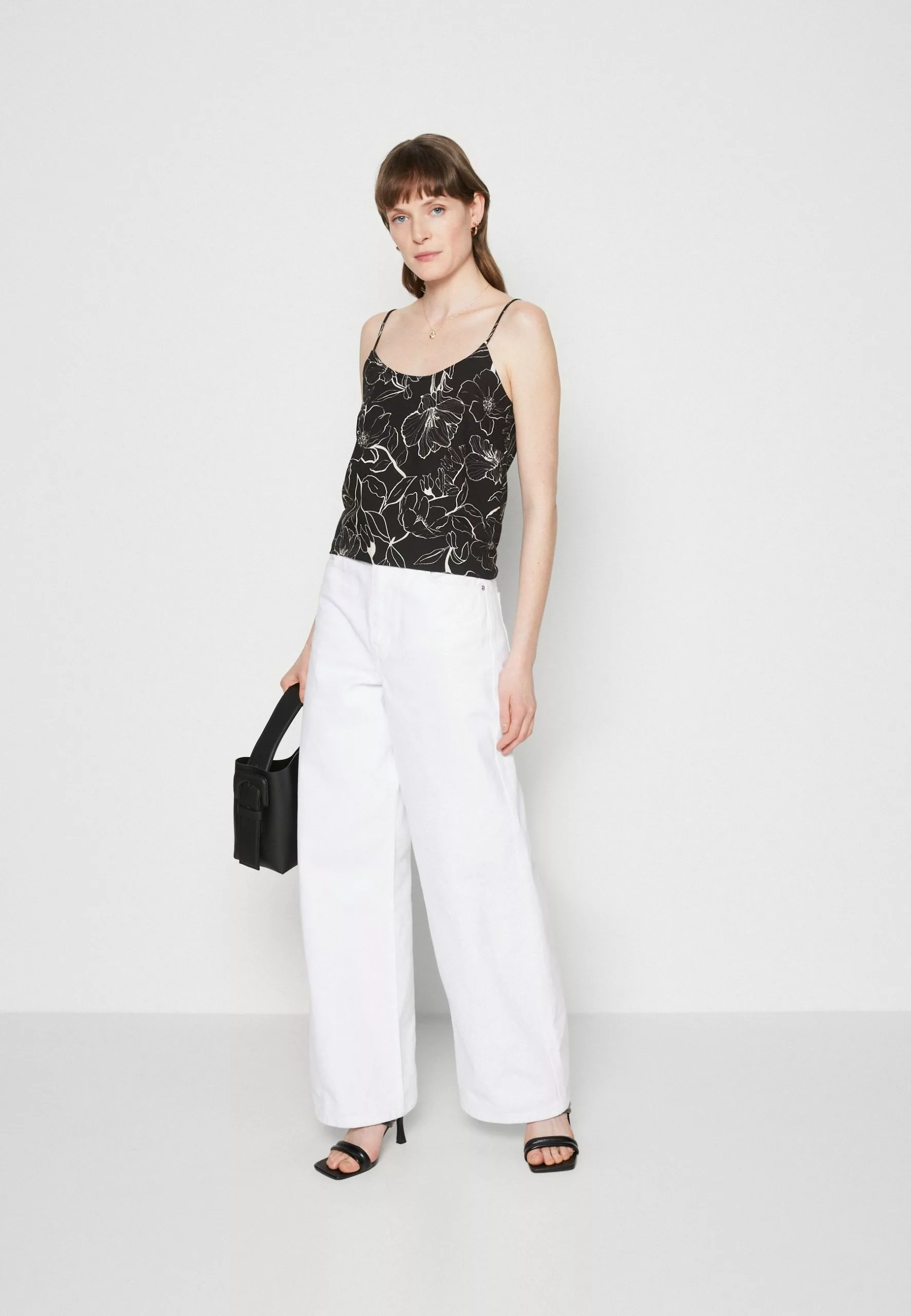 Anna Field Débardeur - Black/White 2 Anna Field Débardeur - Black/White – Image 2