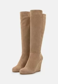 Anna Field Leather - Bottes Compensées - Beige -Hauts Boutique 69b0c59a8e3b4ca49bad61b45732d6dd