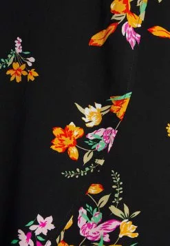 Wrap Dress High Low Hem - Robe De Jour - Black -Hauts Boutique 6e09aa9106b441d5a07753983c5ad538