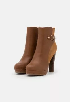 Anna Field Bottines À Plateau - Cognac -Hauts Boutique 6ec0148e4e7545d6be7aae31e130e613
