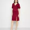 Robe En Jersey - Dark Red