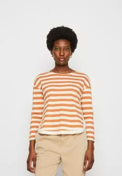 Anna Field T-Shirt À Manches Longues - White/Apricot