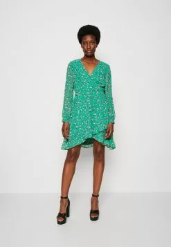 Anna Field Robe De Jour - Green/Multi Coloured