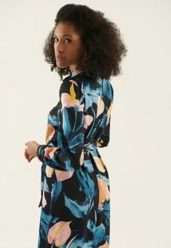 Anna Field Robe De Jour - Blue/Pink -Hauts Boutique 763ad397a61745609f7f4195f6d51332