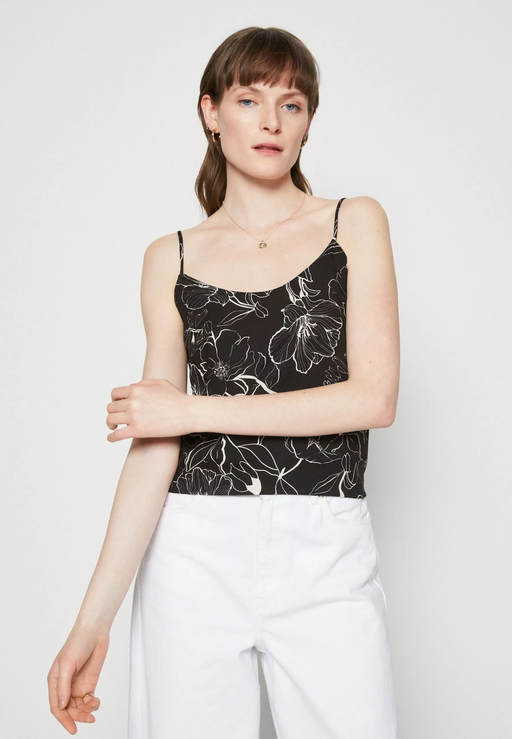 Anna Field Débardeur - Black/White 4 Anna Field Débardeur - Black/White – Image 4