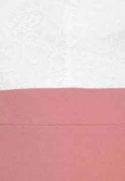 Anna Field Robe En Jersey - White/Pink -Hauts Boutique 7a292368140e44548aed51cca9c4ee23