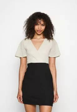 Anna Field Robe Fourreau - Gold/Black -Hauts Boutique 7a80ea5c9a46453da2bbf559ccf18176