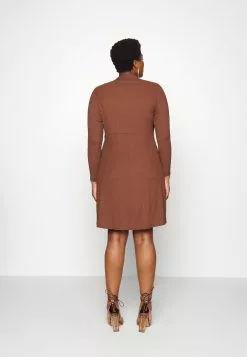 Robe En Jersey - Dark Brown -Hauts Boutique 81d9fe8a83314a64995a2e933cd6f051
