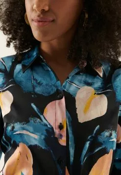 Anna Field Robe De Jour - Blue/Pink -Hauts Boutique 870bc67c42e94a98a3e29ac8dff4abc5