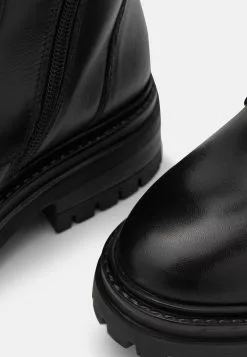 Leather - Bottes À Lacets - Black -Hauts Boutique 8776f9bd67b942109bc756aa57b0d972