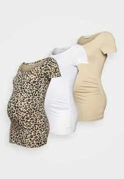 3Pack - T-Shirt Imprimé - Brown/White/Multi-Coloured -Hauts Boutique 88914e0dec0e4074a4cf275370c0d8e1