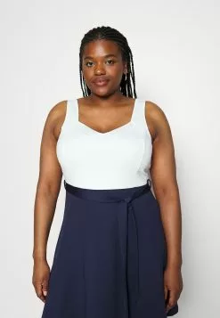 Robe En Jersey - Dark Blue/White -Hauts Boutique 8dbf74906221489c9713abbf763a3e9b