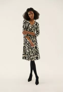 Anna Field Robe De Jour - Black/Off-White -Hauts Boutique 8f2515dede00426786e72c423235675b
