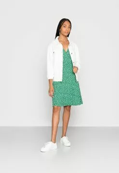 Anna Field Robe En Jersey - Green/White -Hauts Boutique 9181fee65b884b4b81d0baeab41a33a5