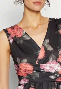 Anna Field Robe En Jersey - Black/Multi-Coloured -Hauts Boutique 925adf2728524146b6c5f20a099bdb04