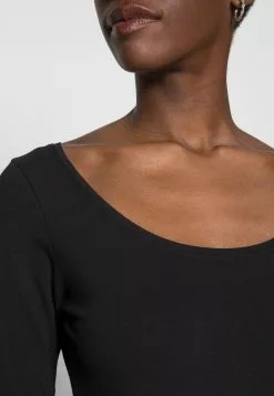 Anna Field 2 Pack - T-Shirt À Manches Longues - Black/Black -Hauts Boutique 944cbd08845f4f31aabb3e803c4f1e90