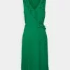 Anna Field Volant Midi Dress - Robe De Jour - Green