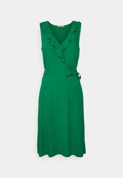 Anna Field Volant Midi Dress - Robe De Jour - Green