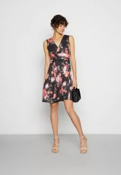 Anna Field Robe En Jersey - Black/Multi-Coloured -Hauts Boutique 9606c218668e4657b982abba2132975b