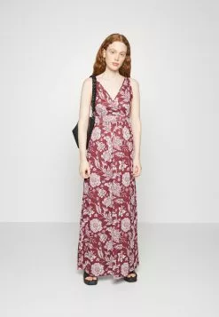 Anna Field Robe Longue - Bordeaux/Multi Coloured -Hauts Boutique 96c7b5234dc74f6281edd280140091d8