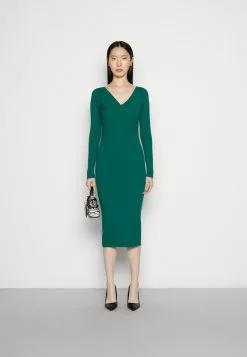Anna Field V Ausschnitt Bodycon Midi Strickkleid - Robe Fourreau - Green -Hauts Boutique 972a9a839d4f47ffb9fc8a5eb1730a8e