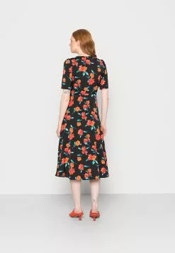 Anna Field Robe De Jour - Black /Red/Multi Coloured -Hauts Boutique 975120dbc09043b1802c084b9ea10f26