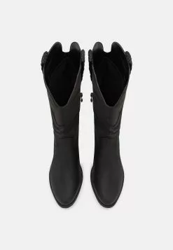 Anna Field Santiags - Black -Hauts Boutique 98786f3a78b44c6ea6c5bfb9d5164f31