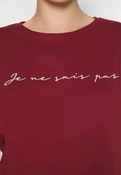 Anna Field Mandala Low To High - T-Shirt Imprimé - Bordeaux -Hauts Boutique 9b68afa783d24266b449d37055f49112