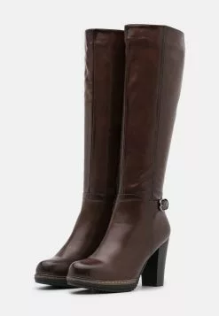 Anna Field Bottes À Talons Hauts - Dark Brown -Hauts Boutique 9b96b463abea4f89a0a4fb05d4a63959