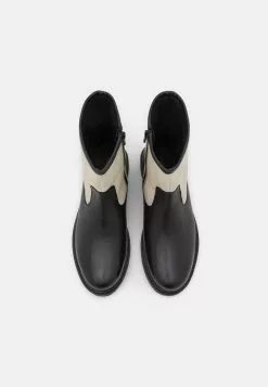 Anna Field Leather - Bottines - Black/Beige -Hauts Boutique 9c68bd17ff154128808f1b94d489324d