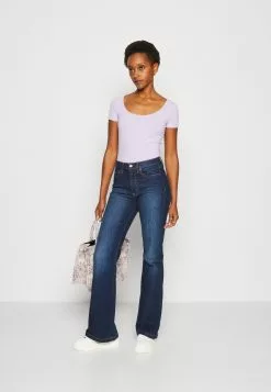 Anna Field 3 Pack - T-Shirt Basique - Purple/White/Mottled Light Grey