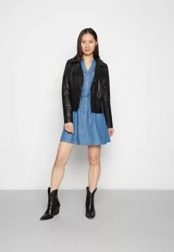 Anna Field Robe Chemise - Blue -Hauts Boutique a3541e0b17ba43c69e780a04ee8c51a5