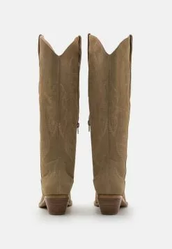 Anna Field Leather - Santiags - Beige -Hauts Boutique a52185d1ce76484d8952ee95a9641d88