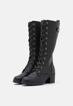 W-Berta - Bottes À Lacets - Black 8 W-Berta - Bottes À Lacets - Black -Hauts Boutique a68f21bf76f343e885d8eb96984280b5
