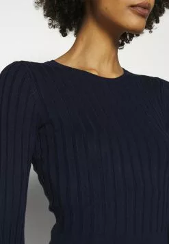 Anna Field Crew Ausschnitt Ripp Top Bodycon Mini Strickkleid - Robe Fourreau - Dark Blue -Hauts Boutique a841eb6cc2af467ca5f262385ad1c508