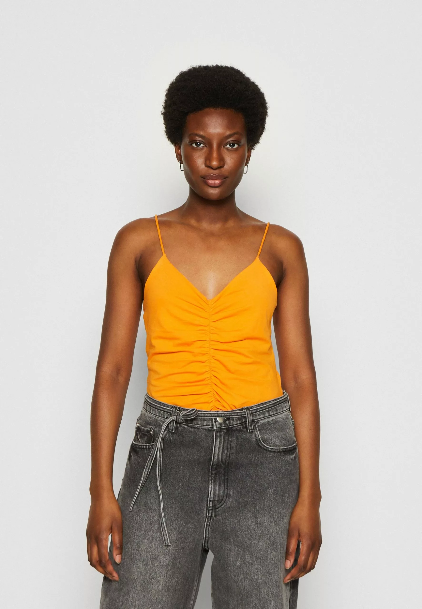 Anna Field Débardeur - Black/Orange 2 Anna Field Débardeur - Black/Orange – Image 2