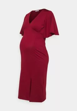 Robe En Jersey - Dark Red -Hauts Boutique a93fd5b6016840539e95e3a1841b14de