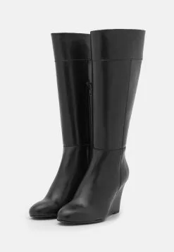 Anna Field Leather - Bottes Compensées - Black -Hauts Boutique ad4a9c85b8a241a5b4cd5221ca1f3829