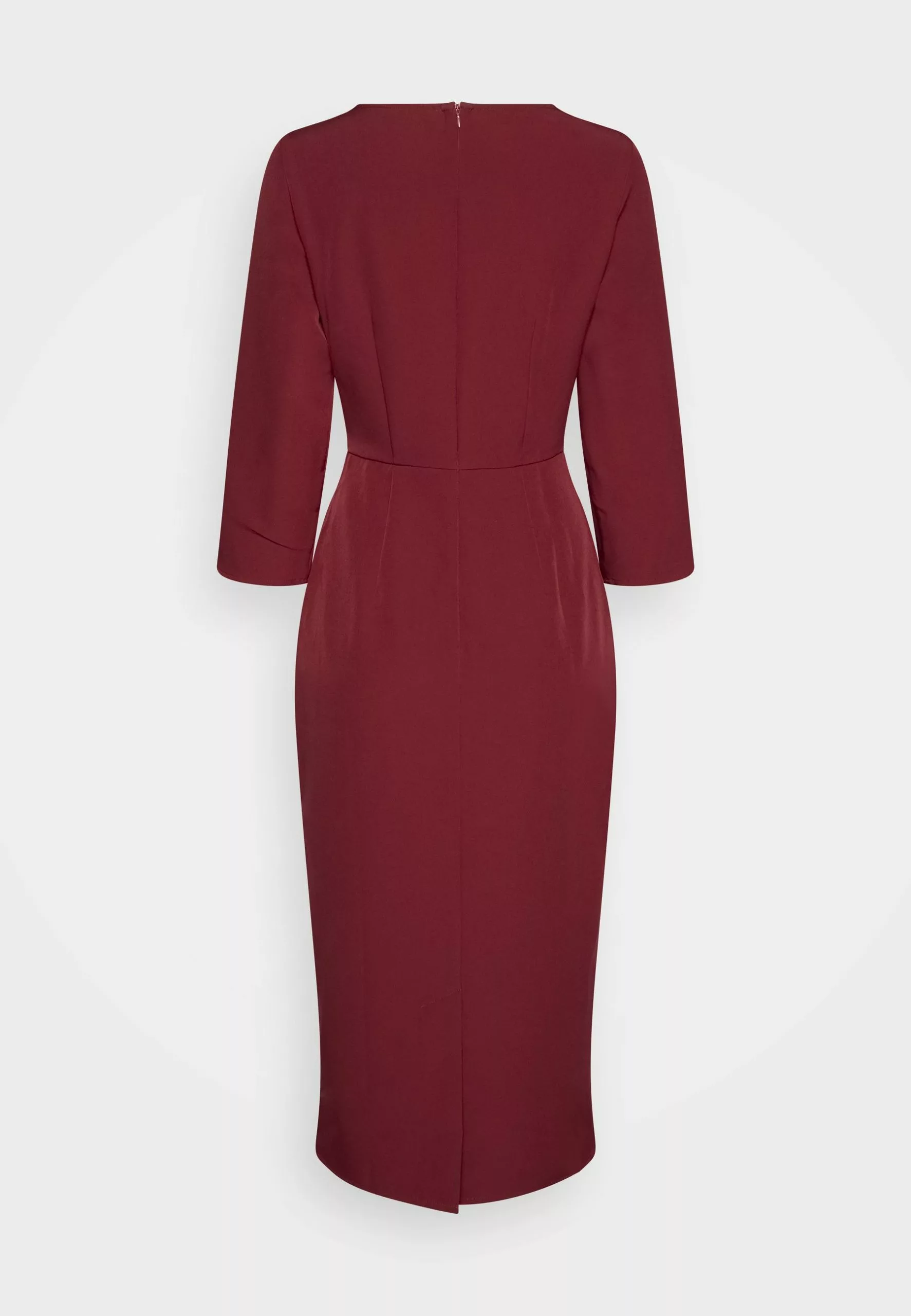 Robe Fourreau - Dark Red 2 Robe Fourreau - Dark Red – Image 2