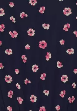 Anna Field V-Neck Sleeve Dress - Robe De Jour - Dark Blue/Pink -Hauts Boutique b563e7911c2f462dafbd112e0b88fc49