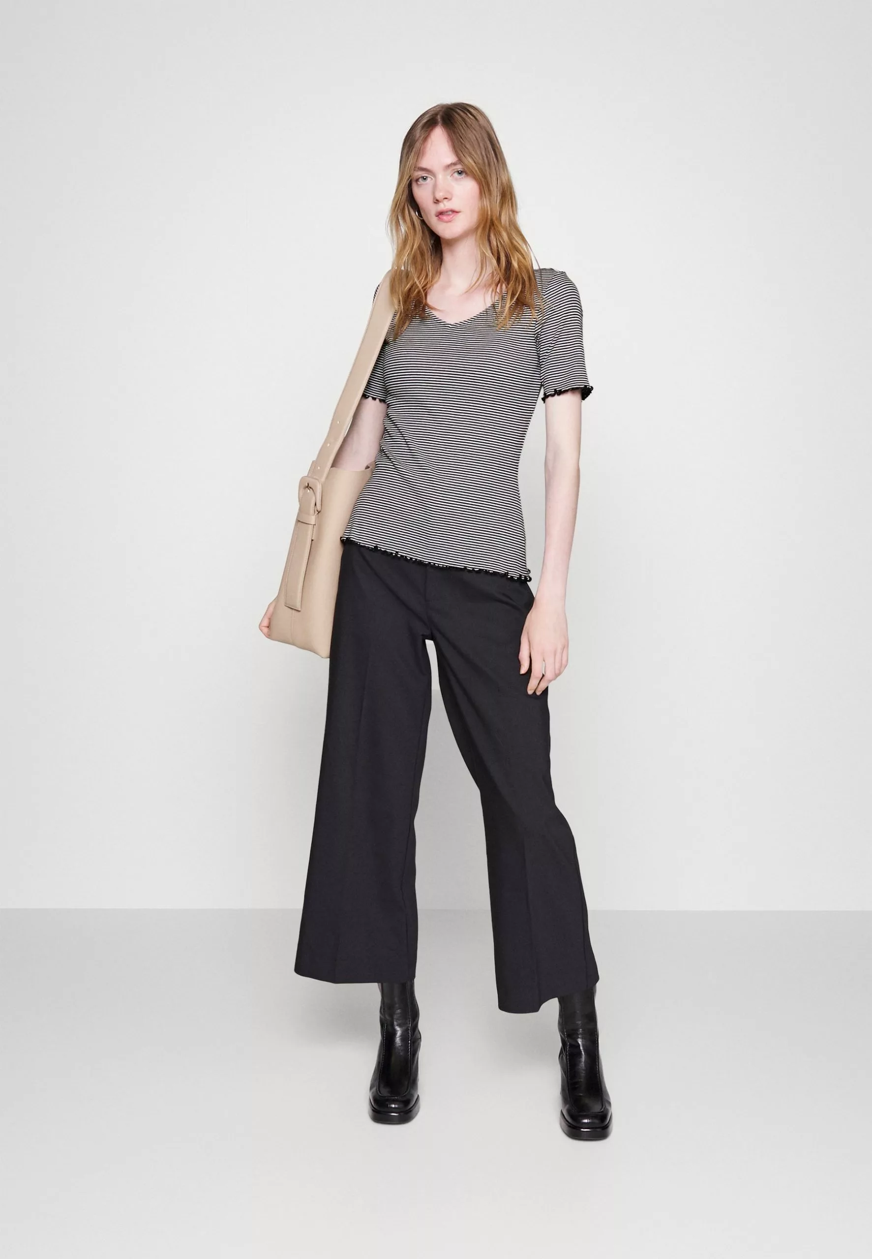 Anna Field T-Shirt Imprimé - White/Black 2 Anna Field T-Shirt Imprimé - White/Black – Image 2