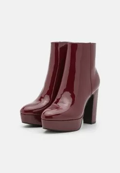 Anna Field Bottines À Talons Hauts - Dark Red -Hauts Boutique bbddd1c8a07444aa8ffbed290a1c4352