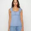 Anna Field T-Shirt Imprimé - Light Blue
