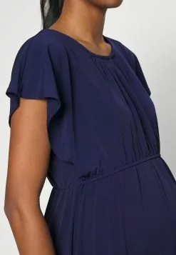 Fit And Flare Flowy Dropped Shoulder - Robe En Jersey - Dark Blue -Hauts Boutique bc2dcf645f914fd5b166cfbbba6210e1