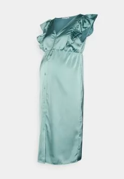 Mama Dress Mid Dress Open Slips - Robe De Soirée - Light Green -Hauts Boutique c2f3b6314c2a4785b95088f138762daf