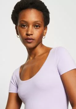 Anna Field 3 Pack - T-Shirt Basique - Purple/White/Mottled Light Grey -Hauts Boutique c3004694c39c46f6b9df92b3366e1c04