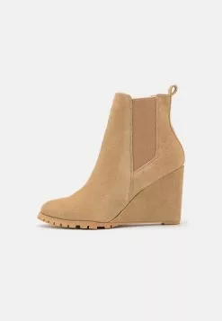 Anna Field Leather Winter Boot - Bottines À Talons Hauts - Beige -Hauts Boutique c32e862d989c40739be8ca7601c7b945
